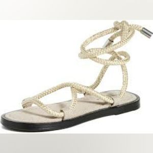 Rag & Bone infinity woven sandals, rope sandals, new, size 8 and 9.5